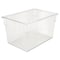 Rubbermaid Commercial Food/Tote Boxes, 21 1/2gal, 26w x 18d x 15h, Clear FG330100CLR - alternate 1